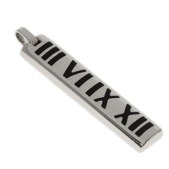 Tiffany & Co. Atlas Bar Numeric Pendant Top